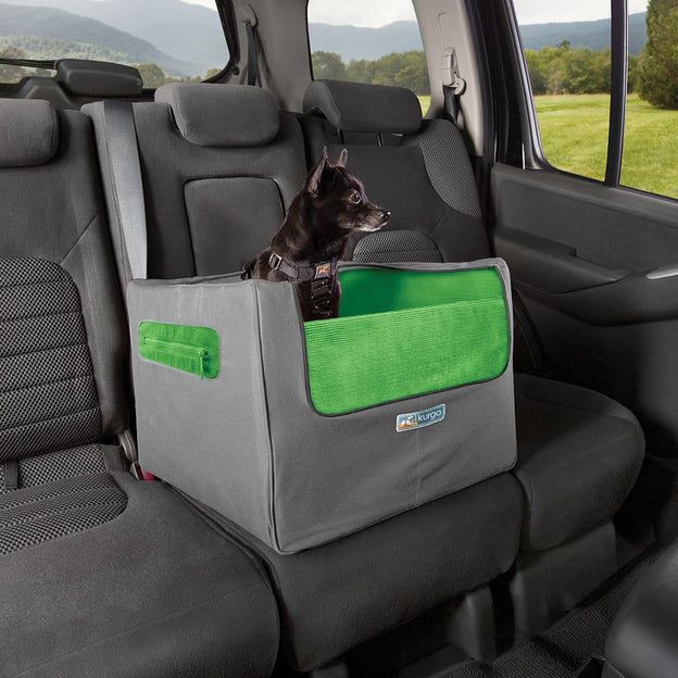 Kurgo Skybox Booster Siège rehausseur voiture pour chien noir et oran