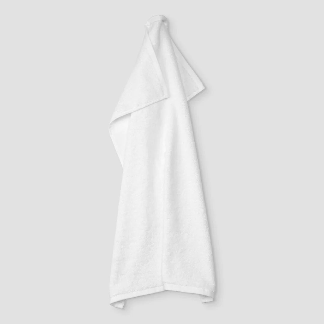 Bambushåndklæde - Hvid / 50x70 (gæstehåndklæde)