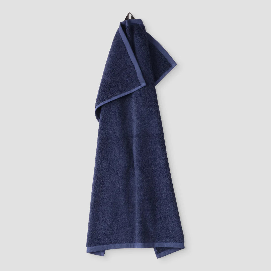 Bambushåndklæde - Marineblå / 50x70 (gæstehåndklæde)