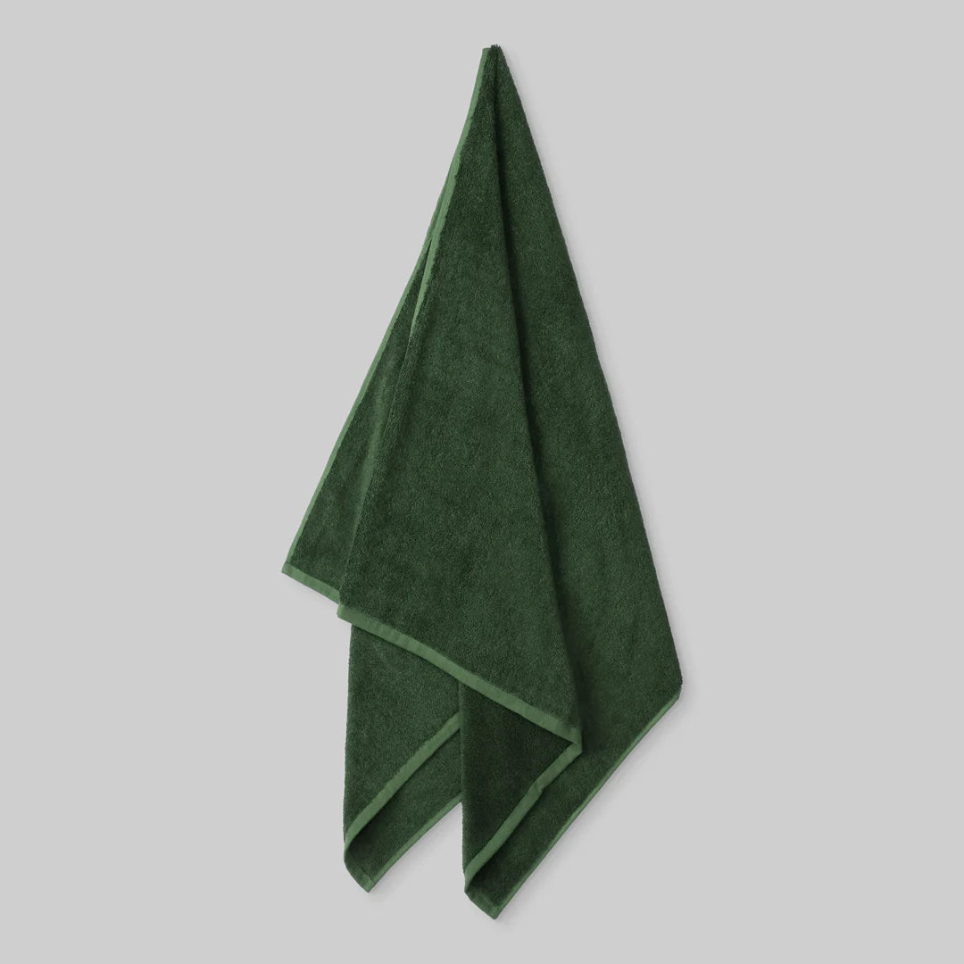 Bambushåndklæde - Mørkegrøn / 70x140 (badehåndklæde)