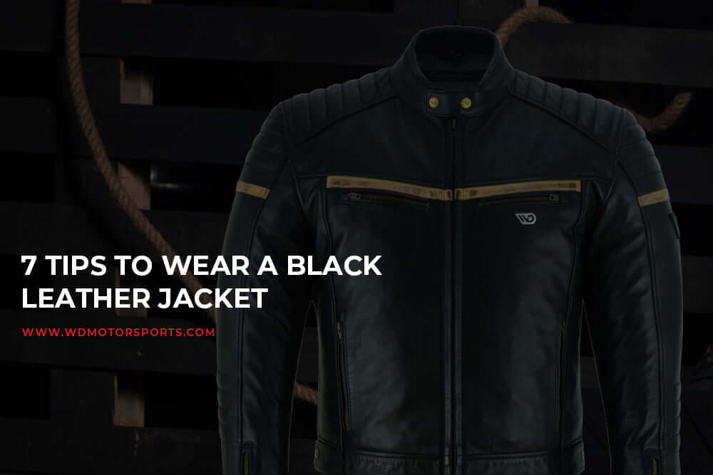 7 tips to wear a black leather jacket