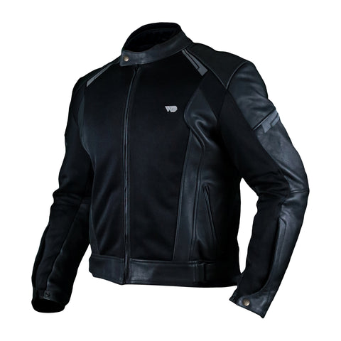 WD Motorsports Aston Leather Mesh Jacket