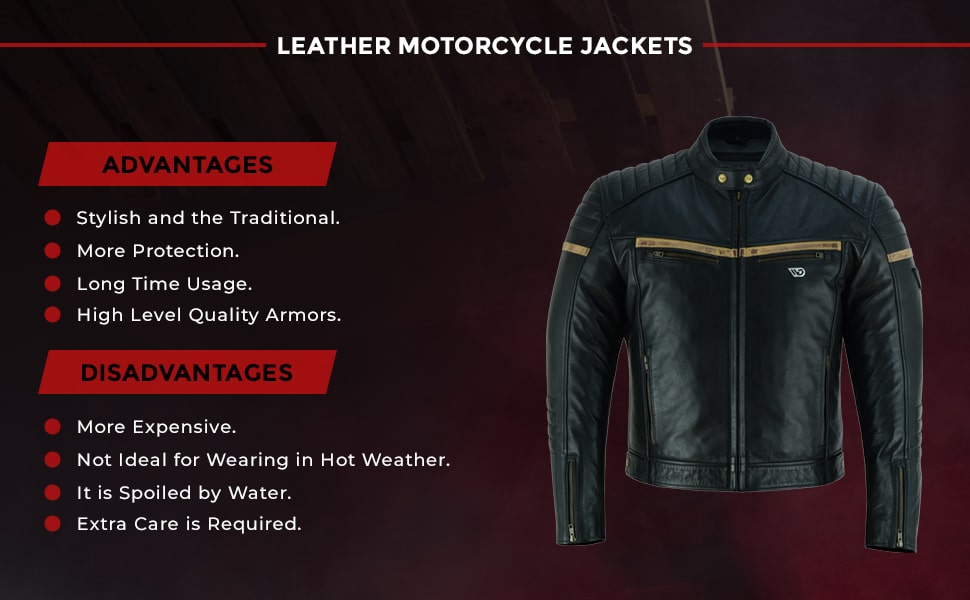 Things to consider before buying leather motorcycle jackets