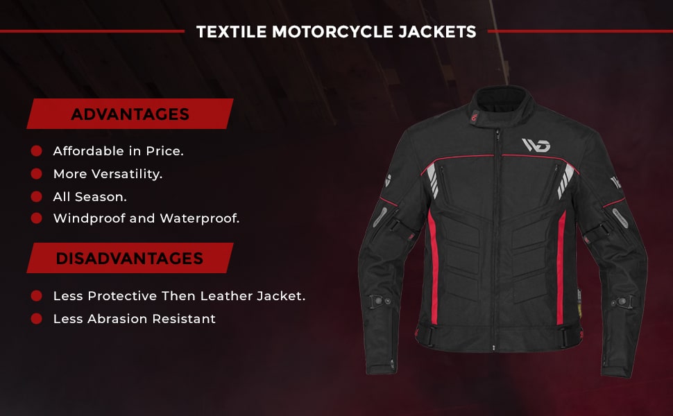 Things to consider before buying textile motorcycle jackets