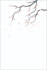 桜　メッセージカード　メッセージ