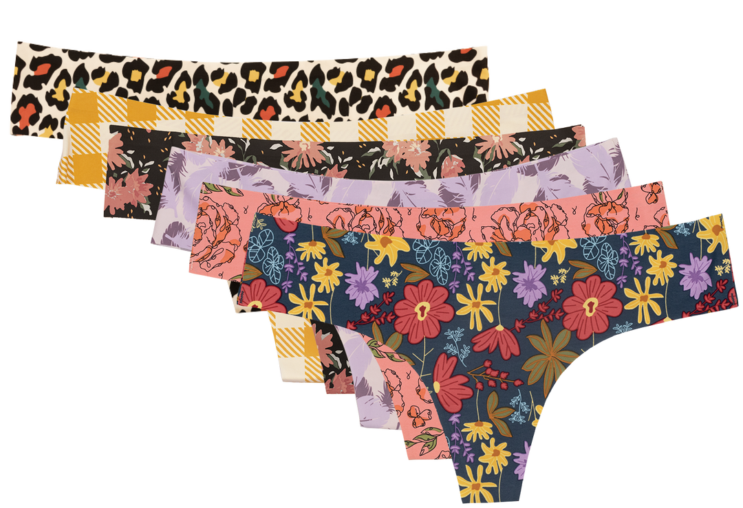 No Show Laser Cut Hipster 6 Pack – Love Libby Panties