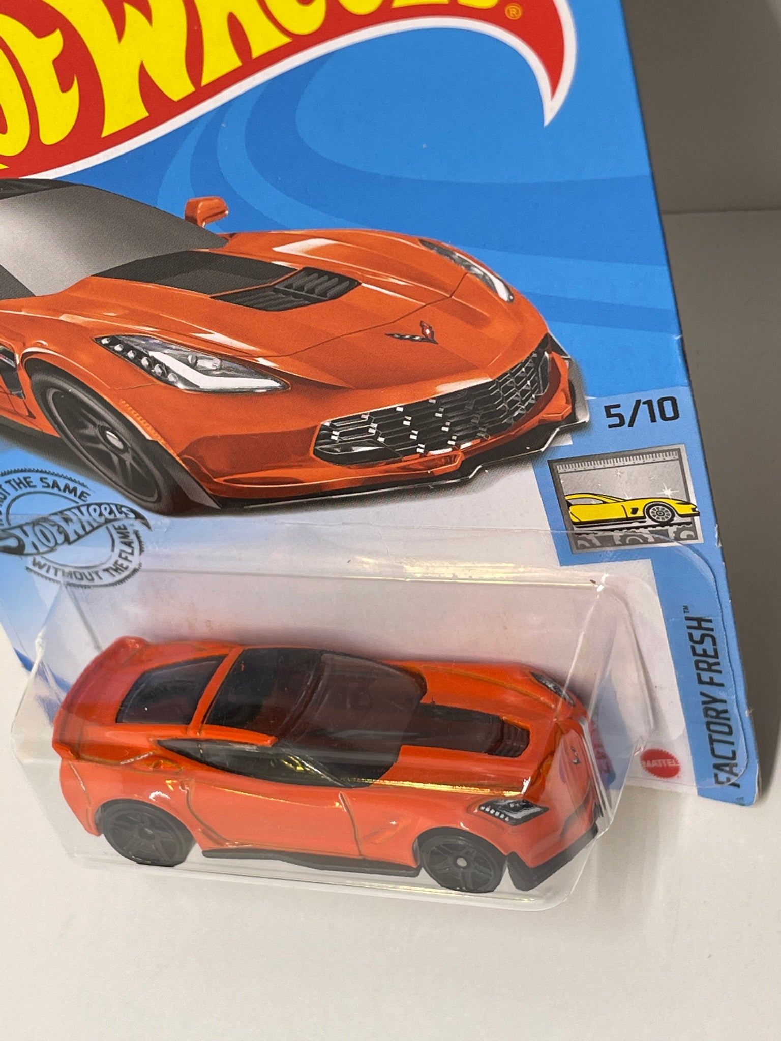 orange corvette hot wheels