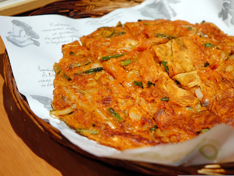 Kimchi Buchimgae / Tortilla de kimchi – Hanba
