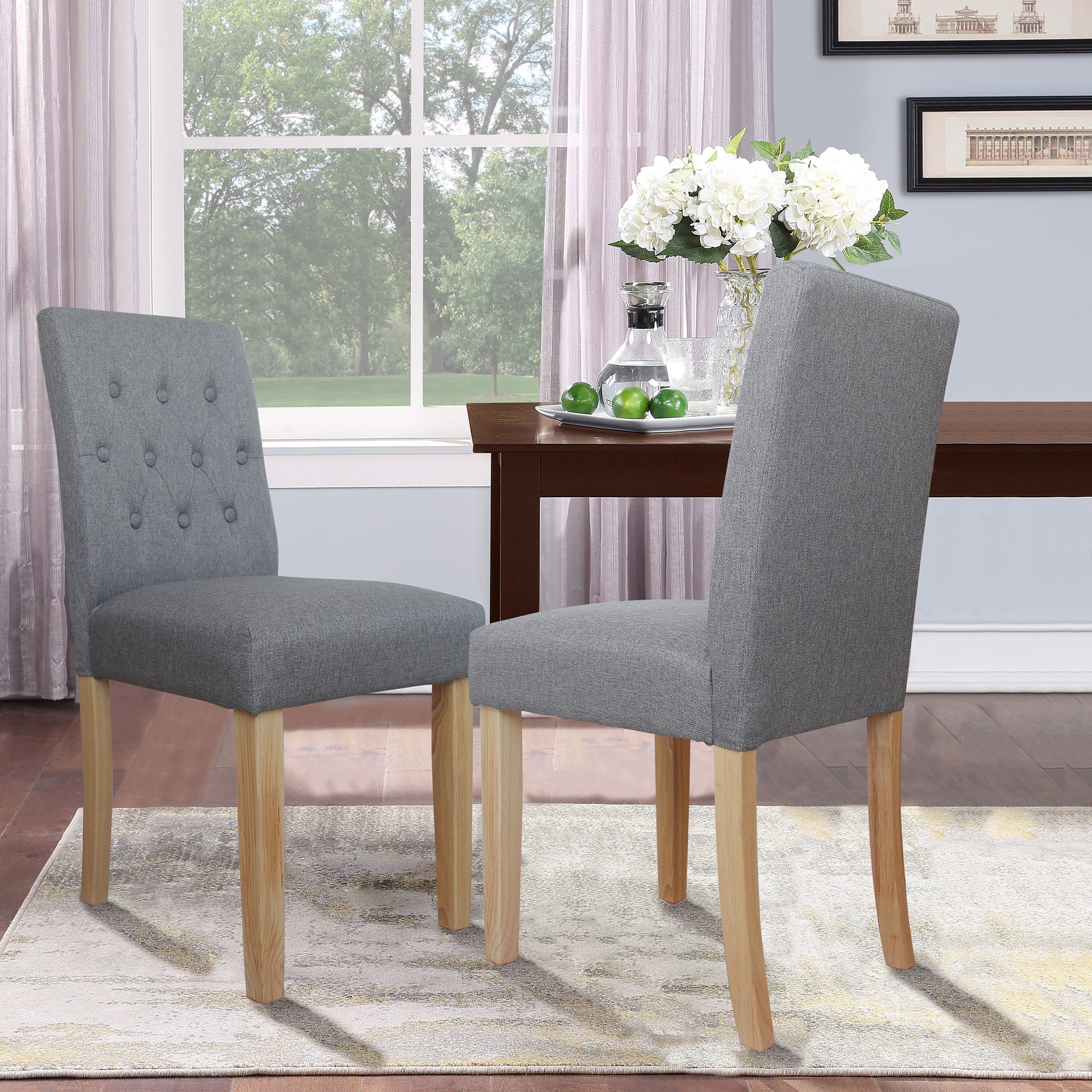 high back upholstered dining room chairs