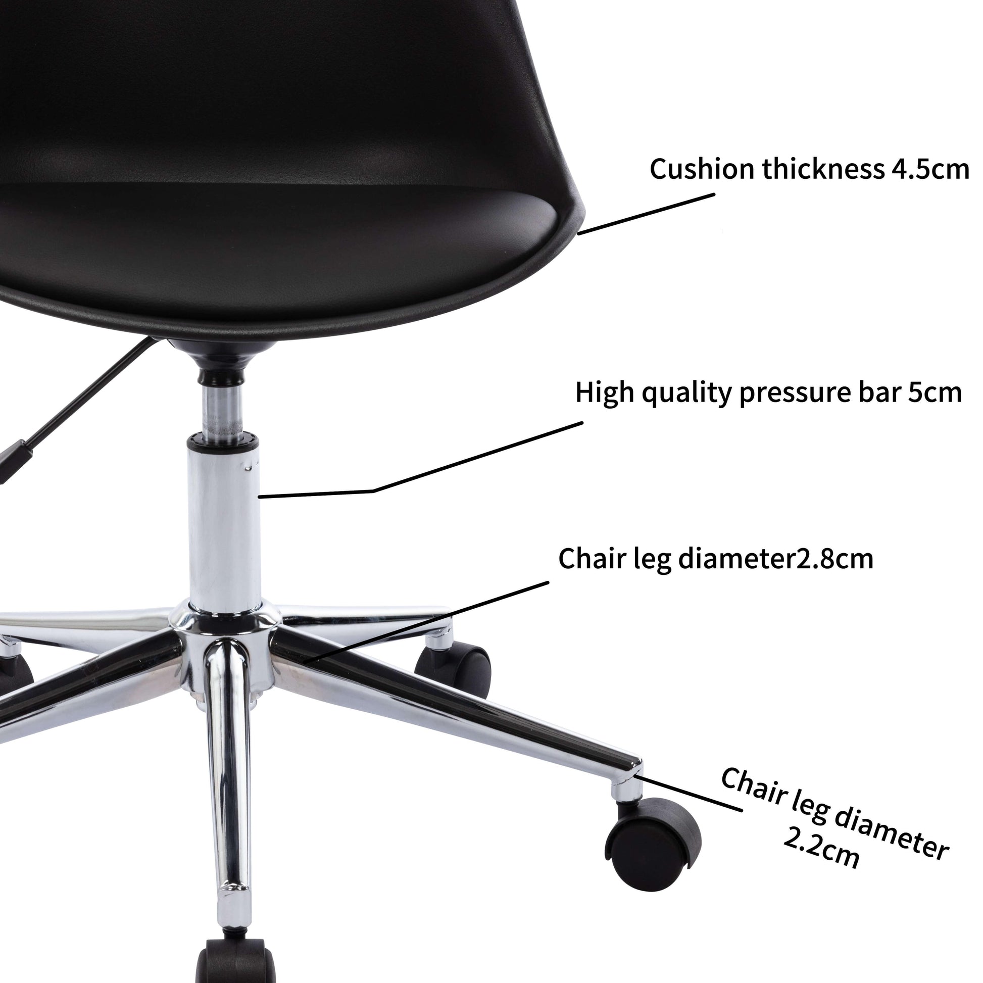 simple leather office chair