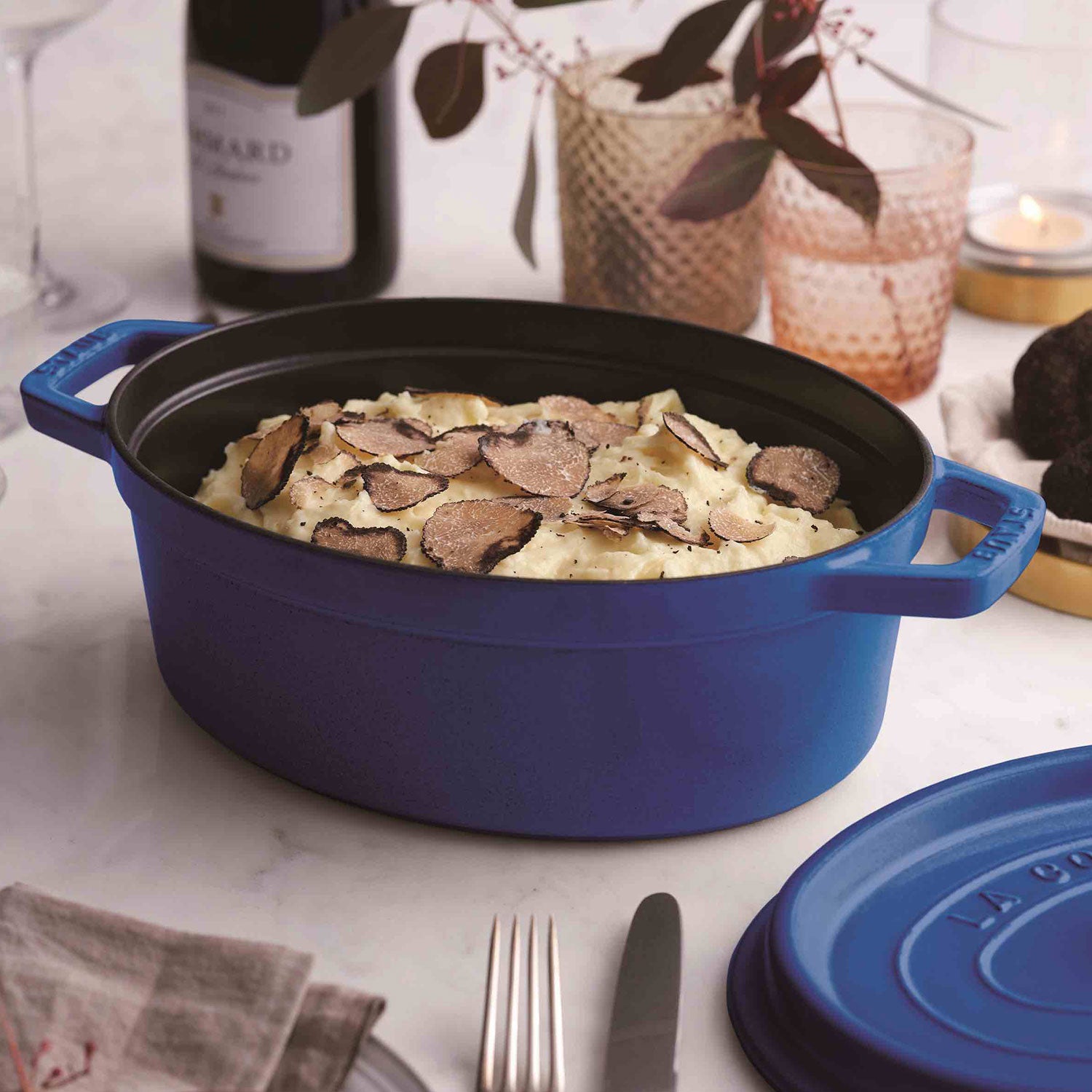 STAUB(ストウブ） ピコ・ココット オーバル 23cm ロイヤルブルー 