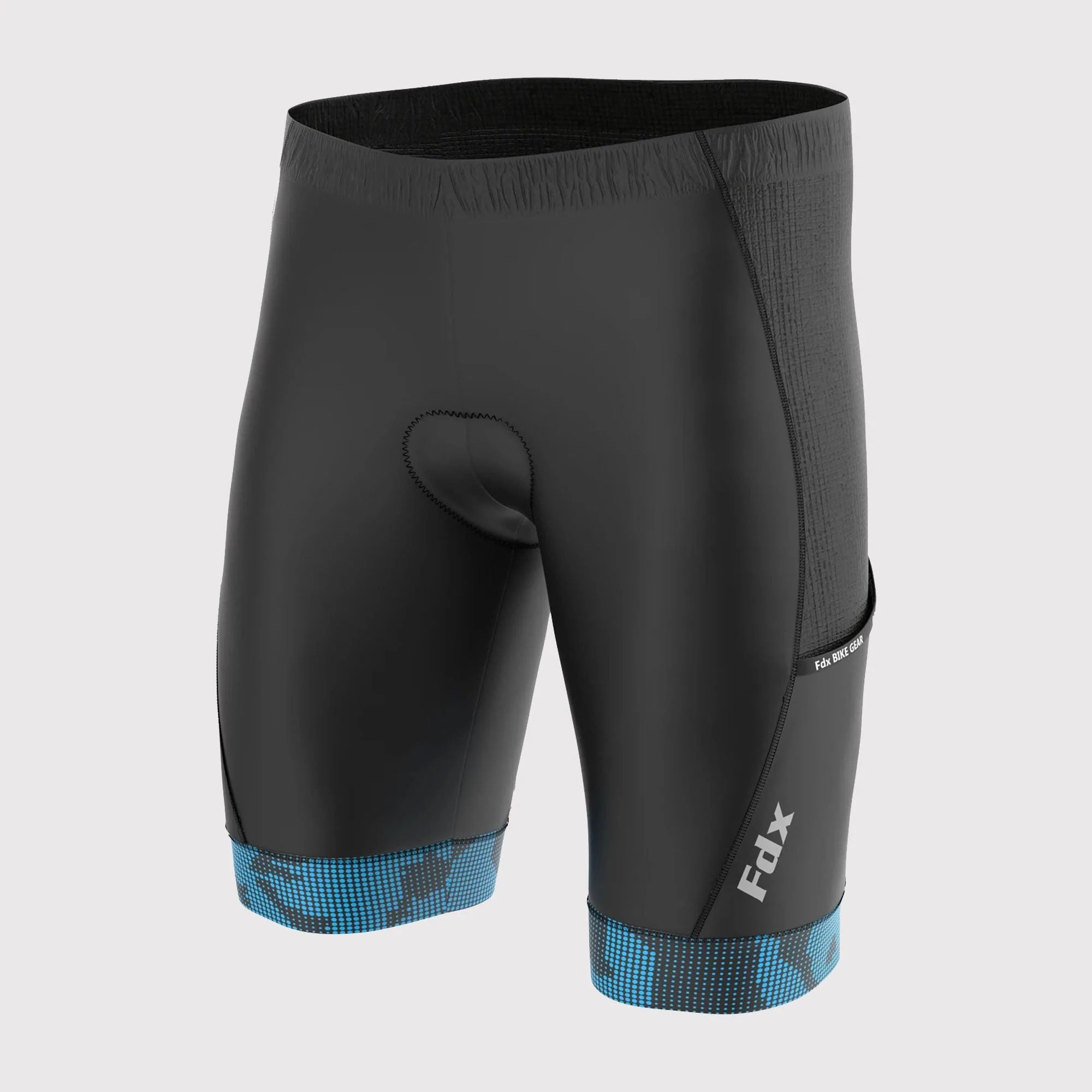 Navy Blue Mens Padded Bike Shorts