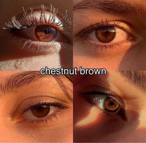 chestnut brown eyes
