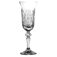 Load image into Gallery viewer, 6 Crystal Champagne Flutes - &quot;Moulin&quot; Collection
