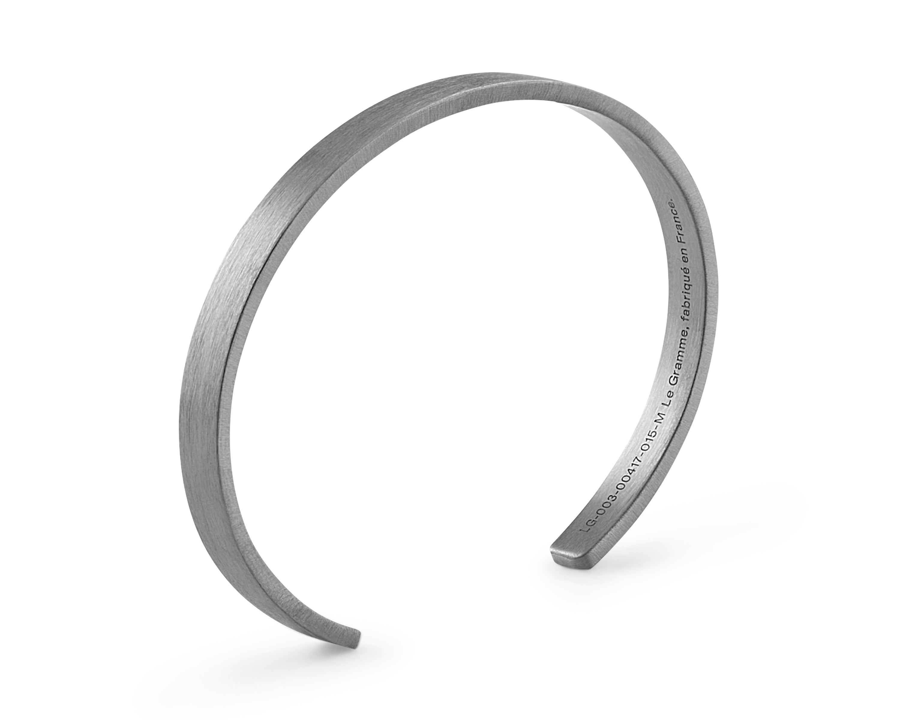 Le Gramme 7g Brushed Black Ribbon Bracelet | Stattics - Mens Designer  Jewellery – stattics