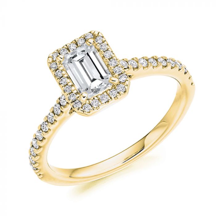 Emerald Cut Halo – Wongs Jewellers