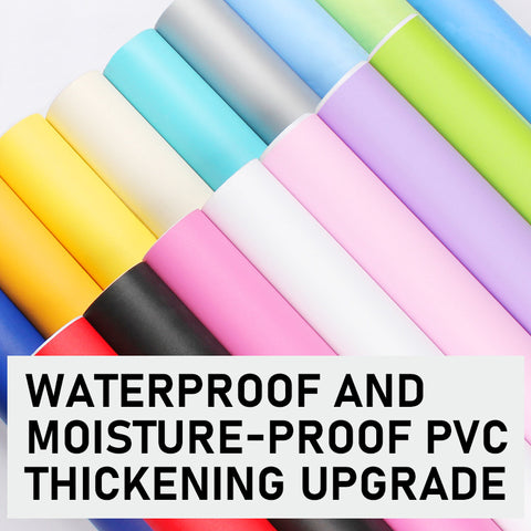 coloribbon peel and stick colorful pvc waterproof wallpaper