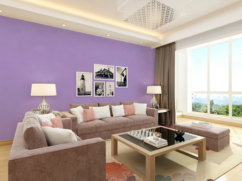 coloribbon self-adhesive purple pvc wallpaper