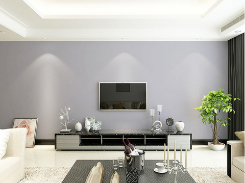 coloribbon self-adhesive gray pvc wallpaper