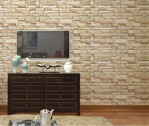 coloribbon peel and stick 3d wallpaper and tile can make your living room brand new