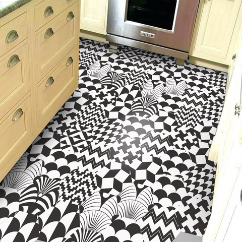 floor tile decal