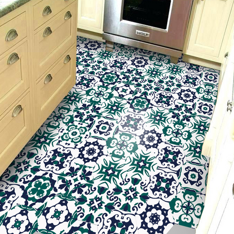 kitchen floor tile stickers