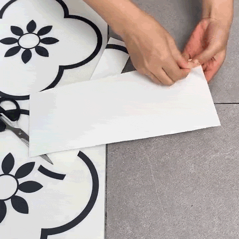 PVC non-slip peel and stick diy floor stickers