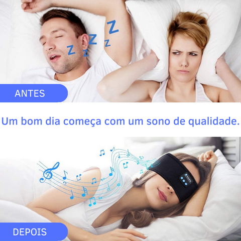 Máscara de dormir com Fone Bluetooth - Original