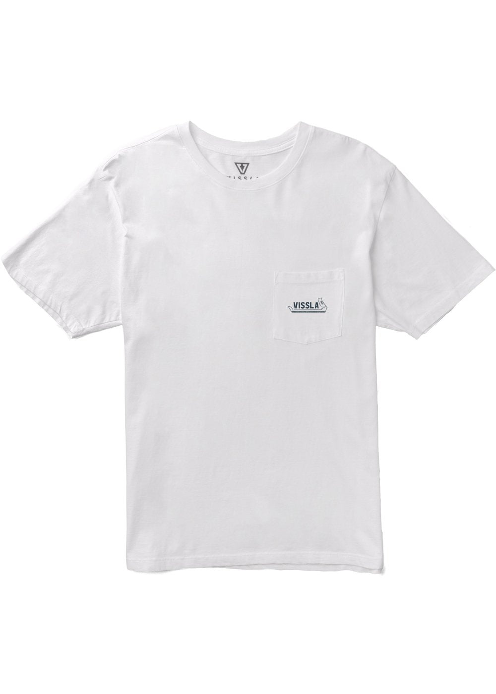 Mens Established Tee T-Shirt Vissla | Pocket – Premium