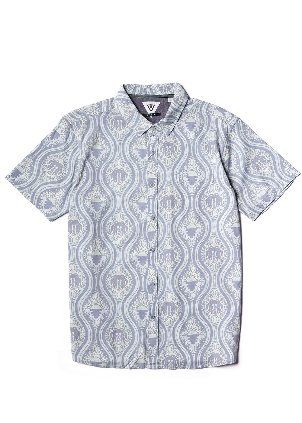 Vissla Woven T-Shirt | Wander Eco Ss Shirt Button Down Tee