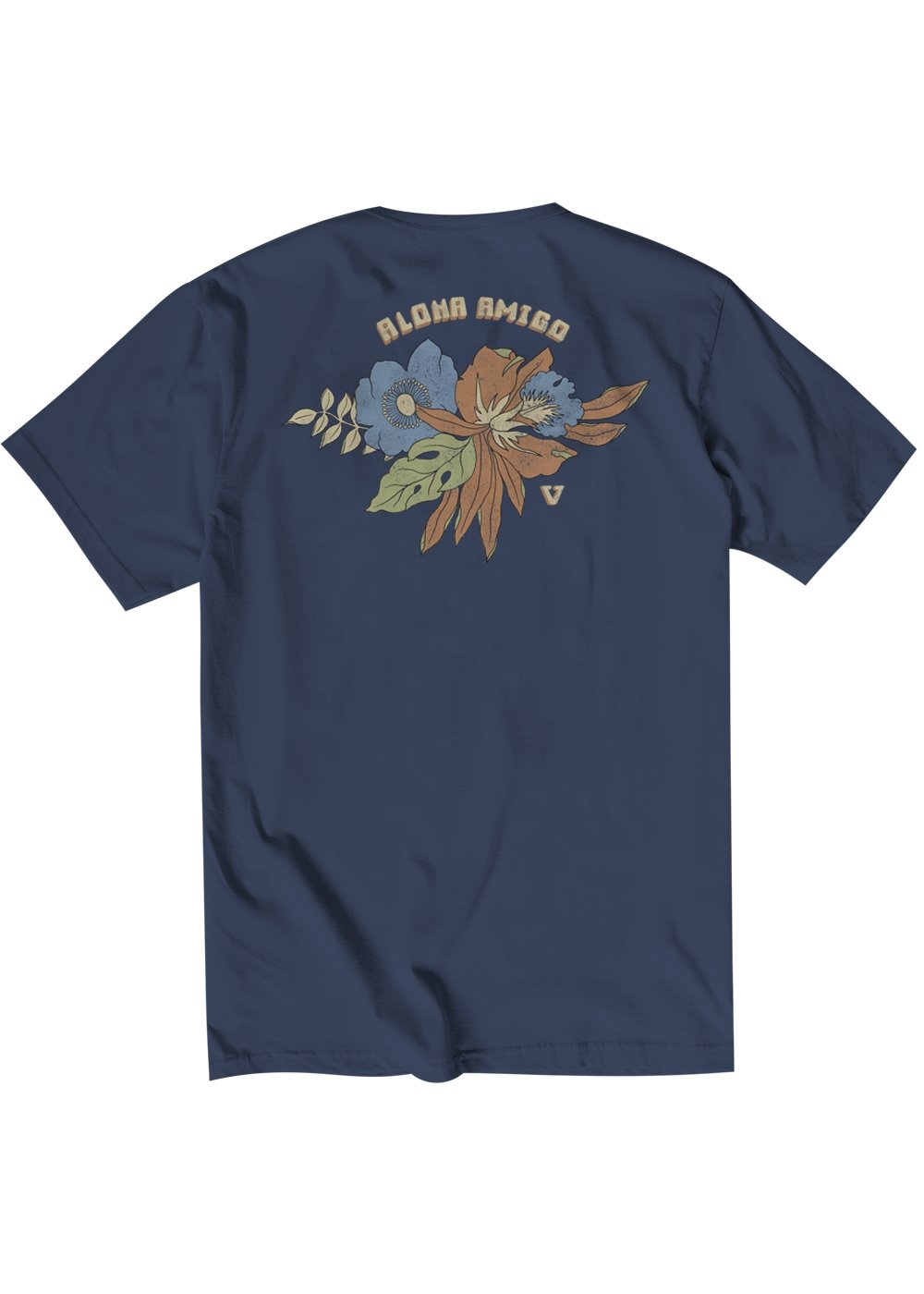 Vissla Mens T-Shirt tee Visuals Pocket Organic – 