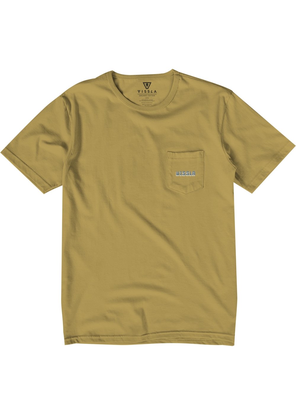 Vissla Mens T-Shirt | Aloha Amigo Organic Pocket Tee – Vissla.com