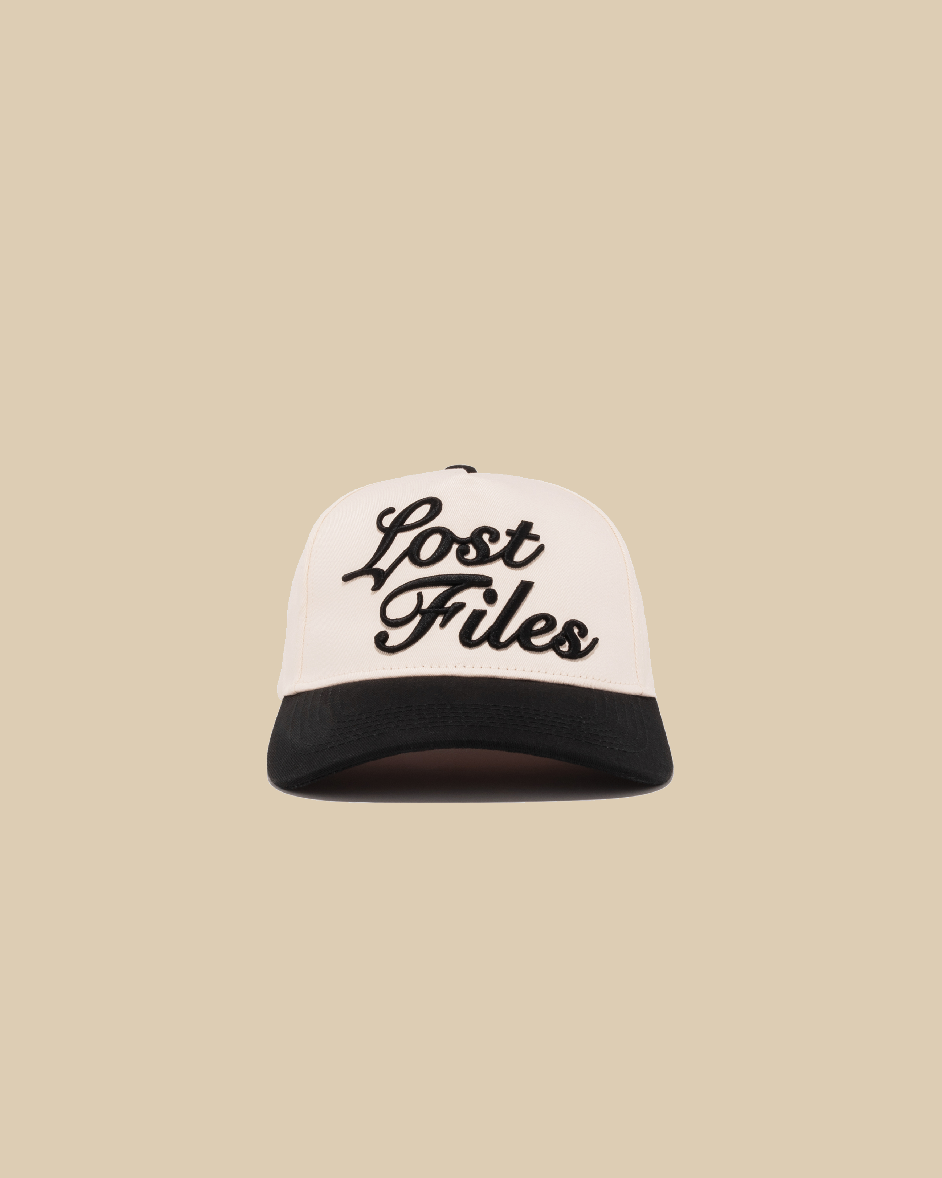 Script A-Frame Hat - Black