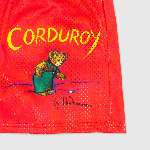 Lost Files Corduroy Shorts Detail