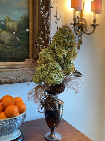 Dried hydrangeas for decorating