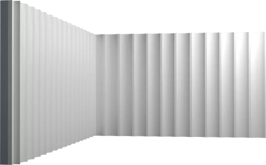 Boiserie Creative adesiva in polimeri duri conf. da 2mq resistente  all'umidit - verniciabile - Montaggio facile mis.h.95x100x1,8 cm