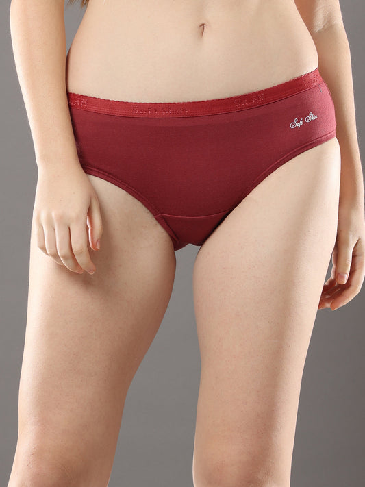 Buy Cool Pack Of 3 Maroon Women Panties At Great Price – VILAN APPARELS