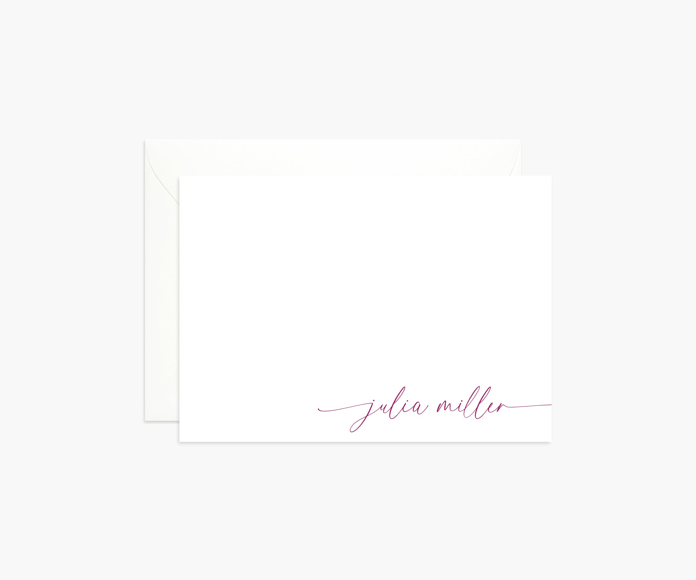 Personalized Flat Notes - Script