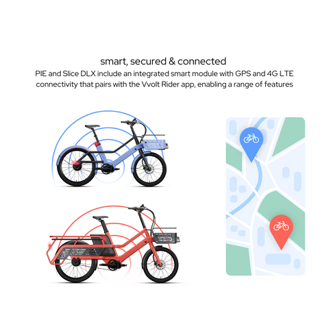 Vvolt Rider app - smart connected bike system for theft deterrence
