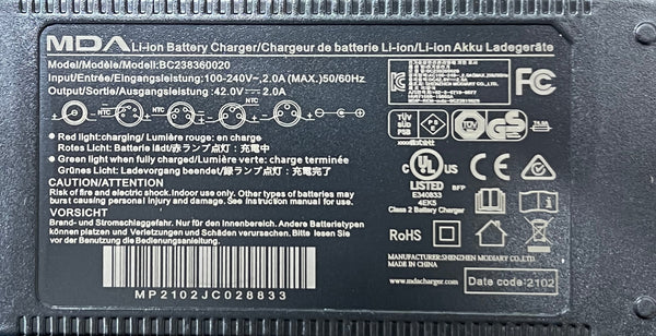 Vvolt ebike battery charger by MDA