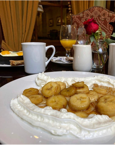 Banana's Foster Crepes from Hotel Colorado - Glenwood Springs