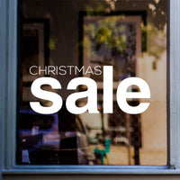 Christmas Sale Window Sticker