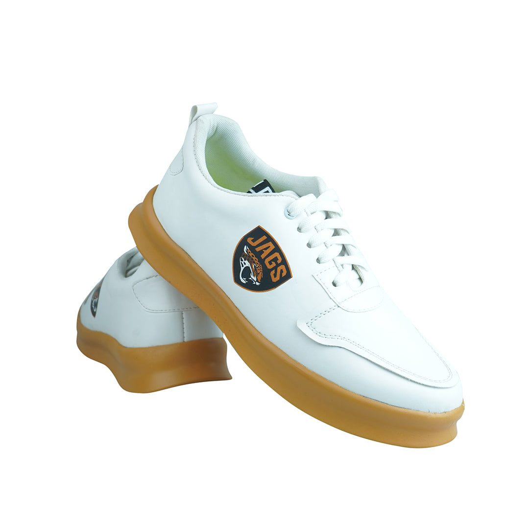 Casual Stylish Fashionable Sneaker Shoes for Men (White-Brown) – KIMBOK -  LEADING BRAND OF INDIA