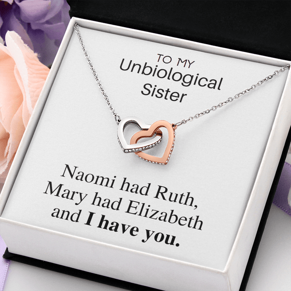 unbiological sister necklace naomi and ruth