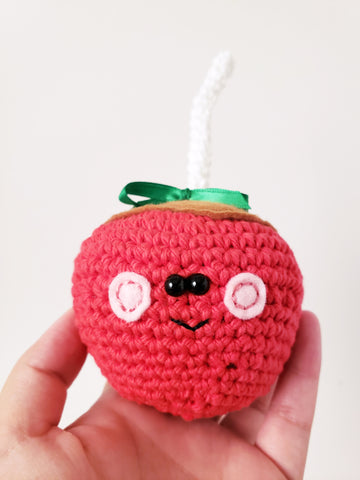 caramel apple crochet pattern