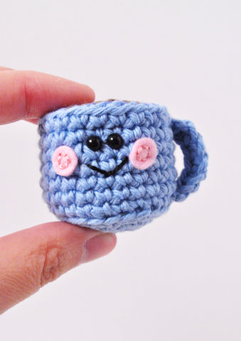 mini coffee mug crochet pattern