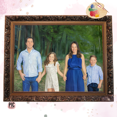 family portrait painting