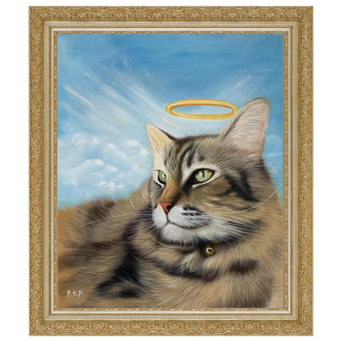 Cat Memorial Painting by Pictures to Paint