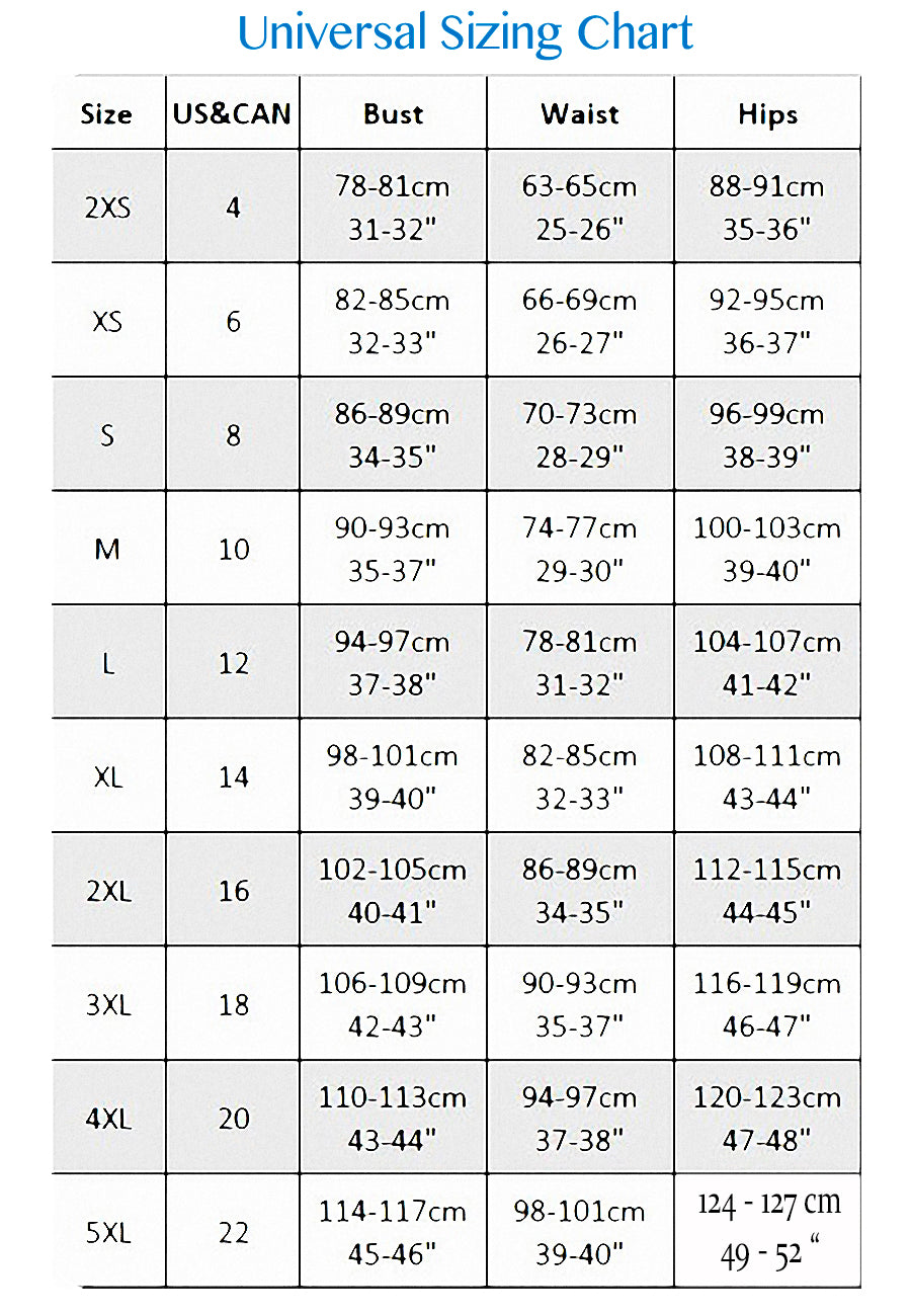 Size Chart Slipins