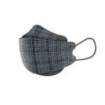 Load image into Gallery viewer, masklab™ Plaid Navy Adult Korean-style Respirator 2.0 (Box of 10, Individually-wrapped)
